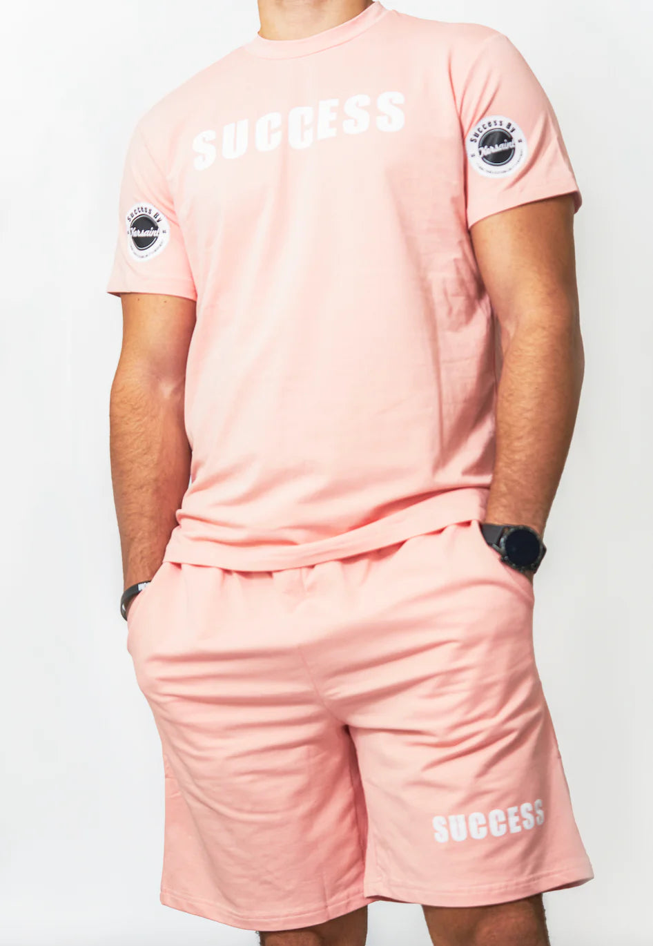 Pink Success Shorts Set TShirt