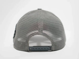 Gray Suede Trucker Hat