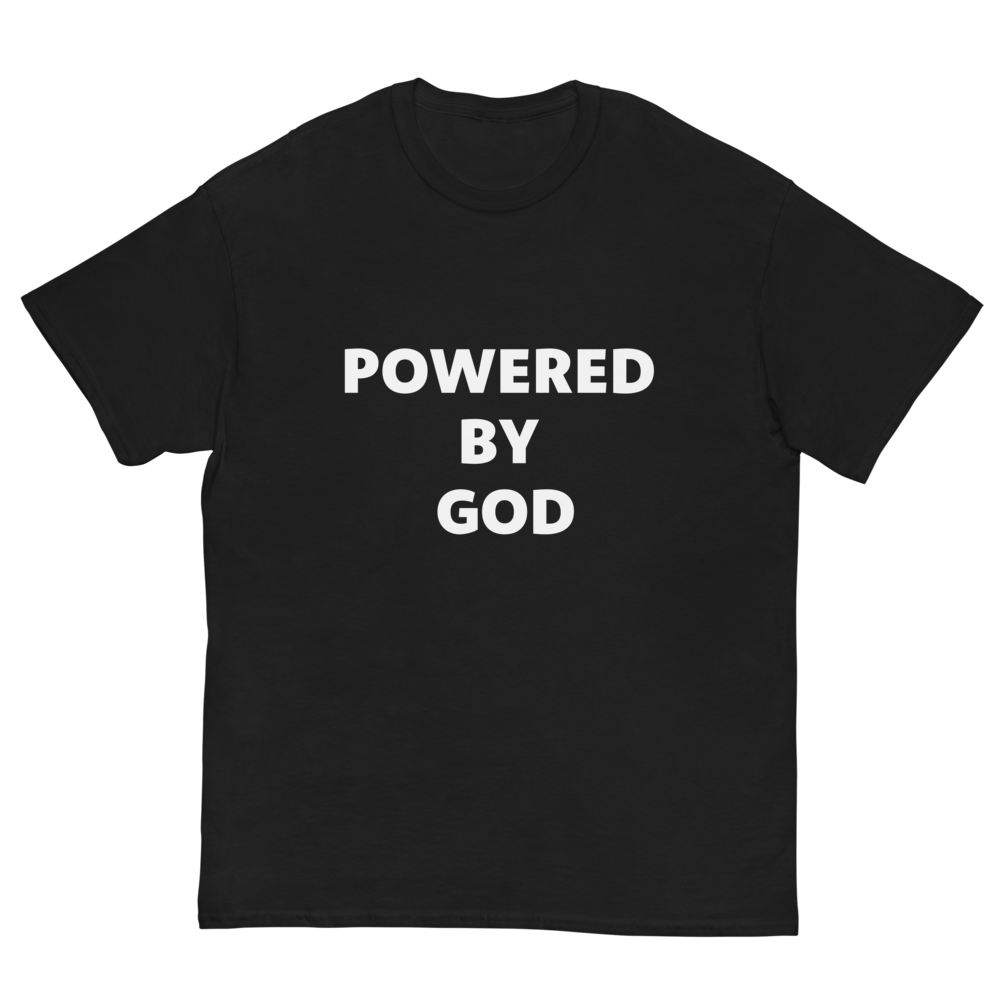 POWERED BY GOD T-shirt