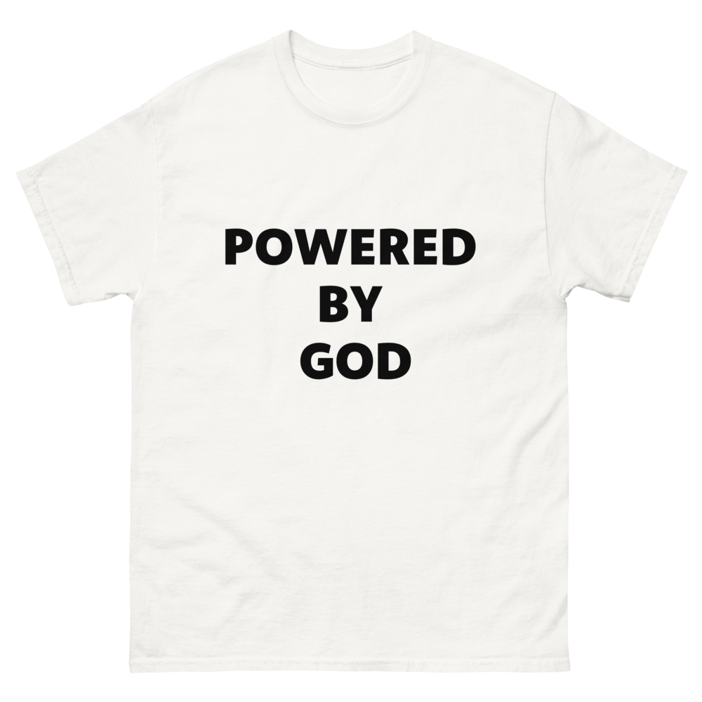 POWERED BY GOD T-shirt